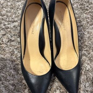 Marion Parke Black Leather Heels